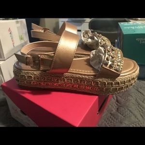 BRAND NEW- Platform Sandals!